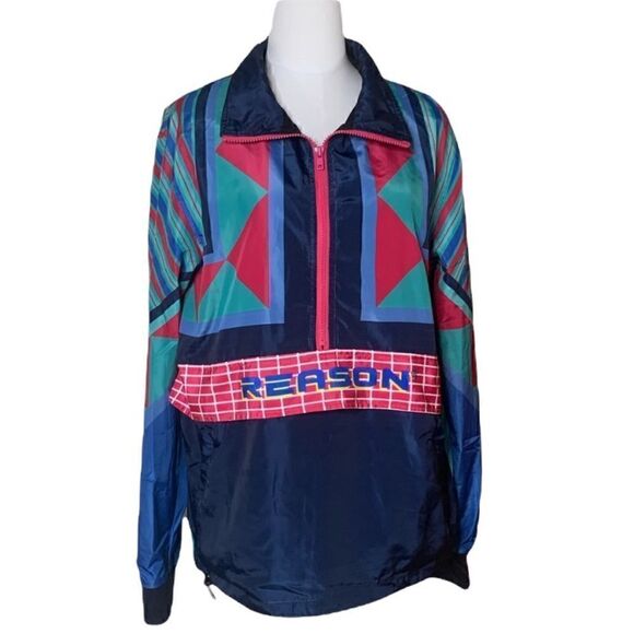 Reason Neo Abstract Track Jacket Size Medium NWT - Picture 8 of 8
